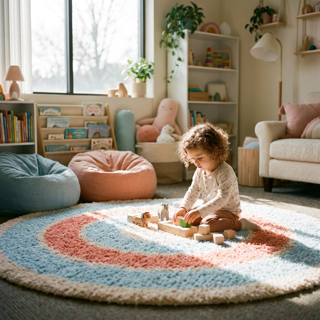 Child playing in a therapy room